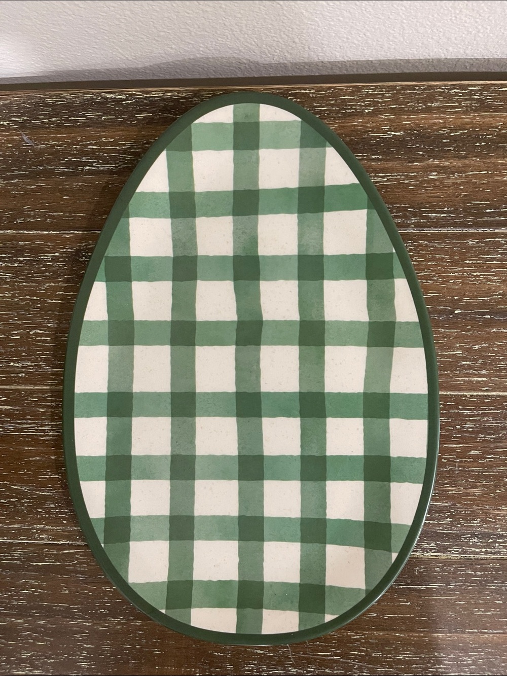Target Melamine Egg Shaped Serving Plate NWT
